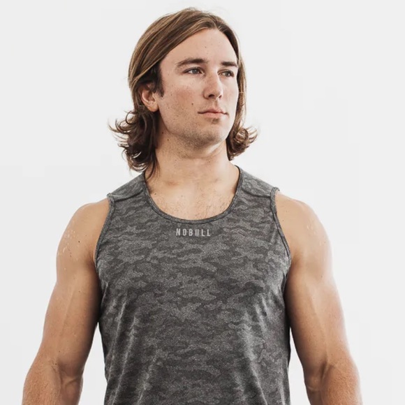 NOBULL Other - Nobull project Mens lightweight textured Tank Black Camo. Excellent condition